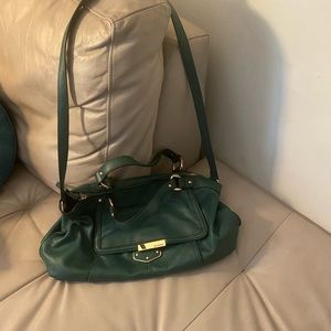 B. Makowski leather shoulder bag.